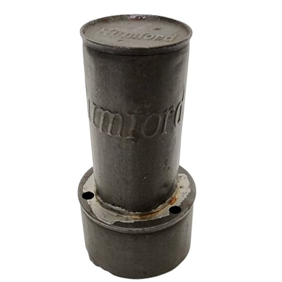 Vintage Collectible Rumford Baking Powder Biscuit & Donut Cutter w/Wood Handle - Picture 3 of 6